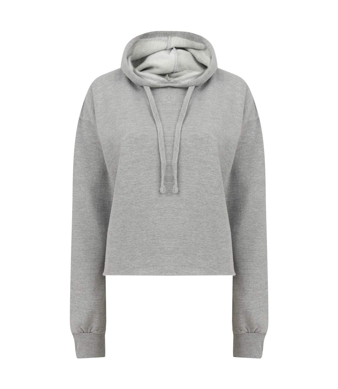 SF Sweat à capuche croisé Slounge pour femmes/femmes (Gris chiné) - UTRW7325