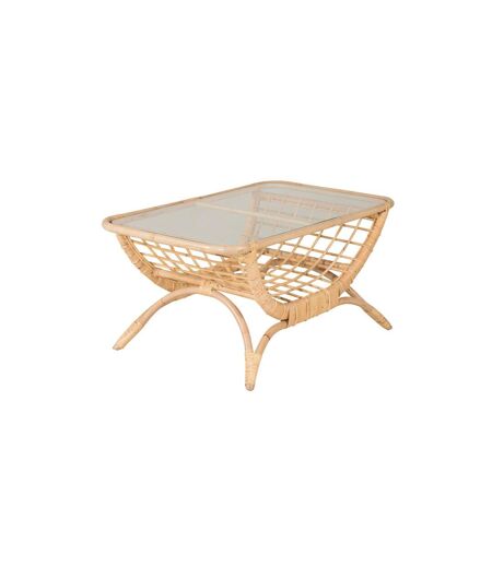 Table Basse de Jardin en Rotin Moana 95cm Naturel