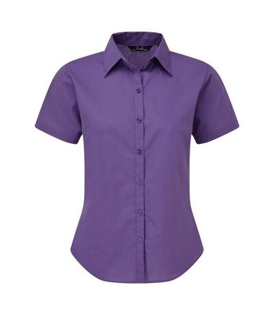 Chemisier À Manches Courtes Femme Violet Foncé Premier