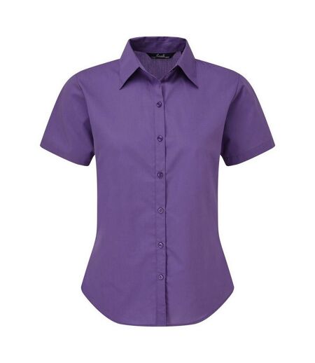 Chemisier À Manches Courtes Femme Violet Foncé Premier
