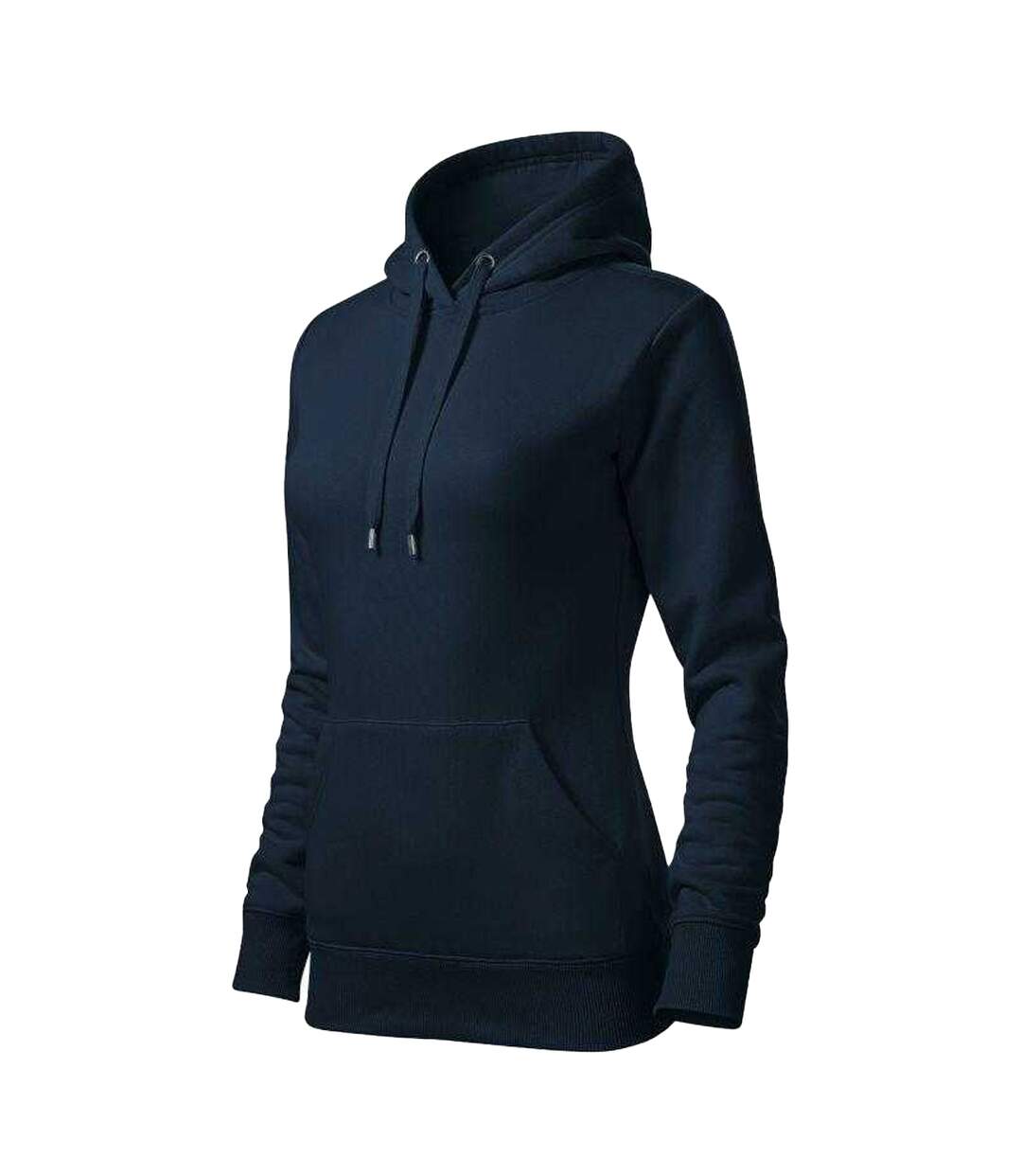 Sweat À Capuche Cape Femme Bleu Marine Foncé Malfini-3