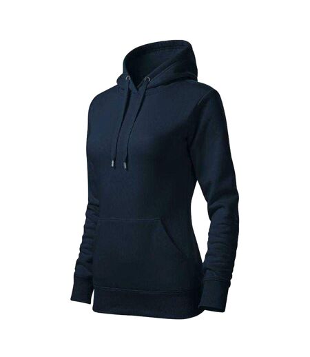 Sweat À Capuche Cape Femme Bleu Marine Foncé Malfini