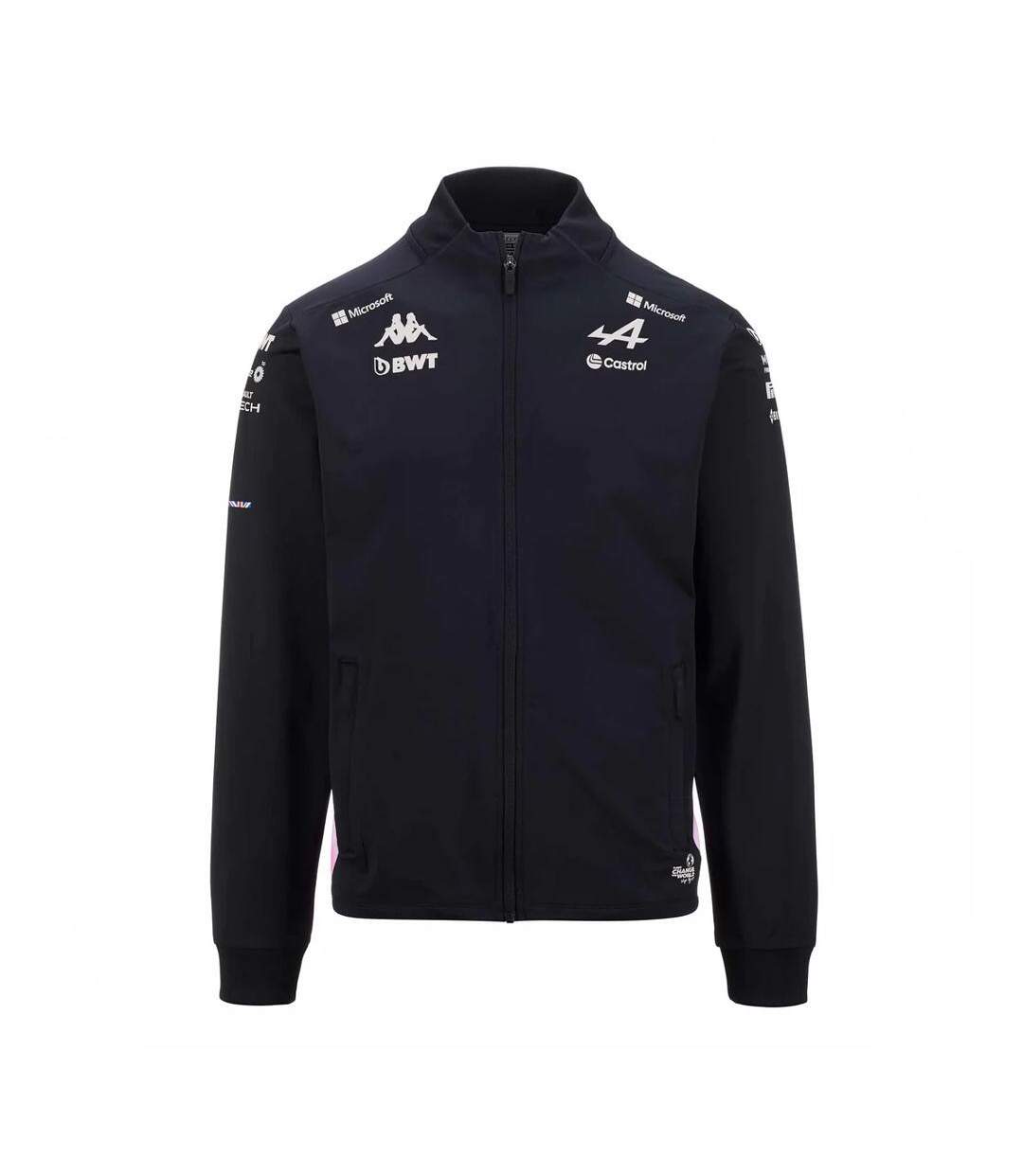 Veste noire homme kappa adriso - m-1