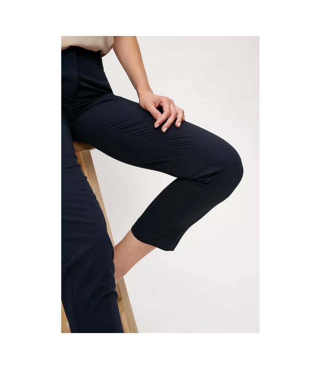 Pantalon 7/8 femme bleu marine Dorothy Perkins-3