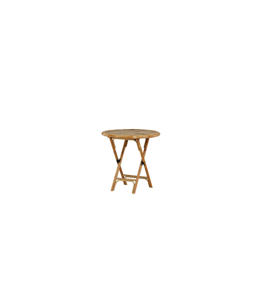 Table de Jardin Cane 80cm Naturel-3