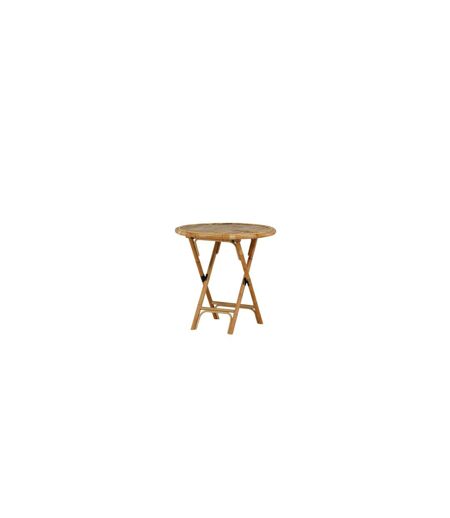 Table de Jardin Cane 80cm Naturel