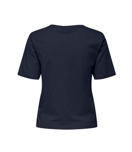T-shirt marine femme jdy rex 15352294 - l