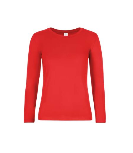 T-shirt Manches Longues #e190 Femme Rouge B&C