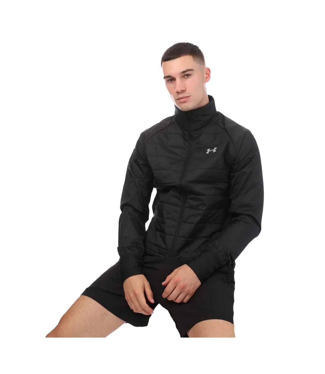 Mens insulated hybrid padded jacket black Under Armour-4