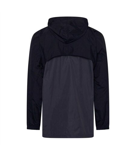 Mens Classic Hooded Cagoule Black Patrick