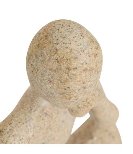 Lot de 3 Statuettes Femmes Aby 11cm Beige