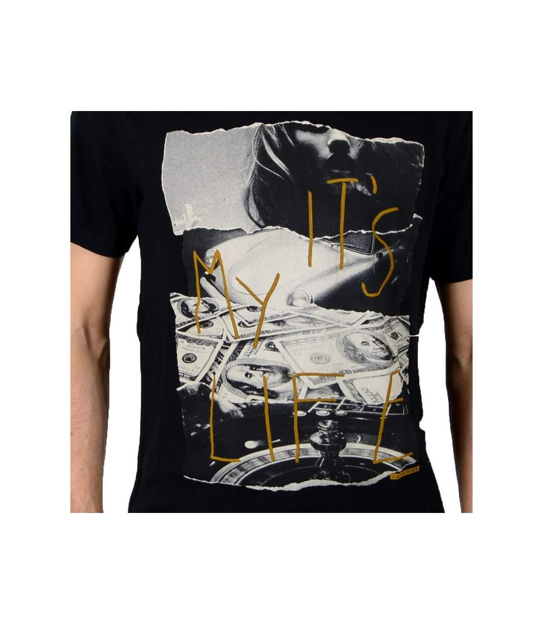 Tee Shirt Japan Rags Poireau Noir-5