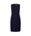 Robe Mi-longue Sans Manches Dirulah Femme Bleu Boss-1