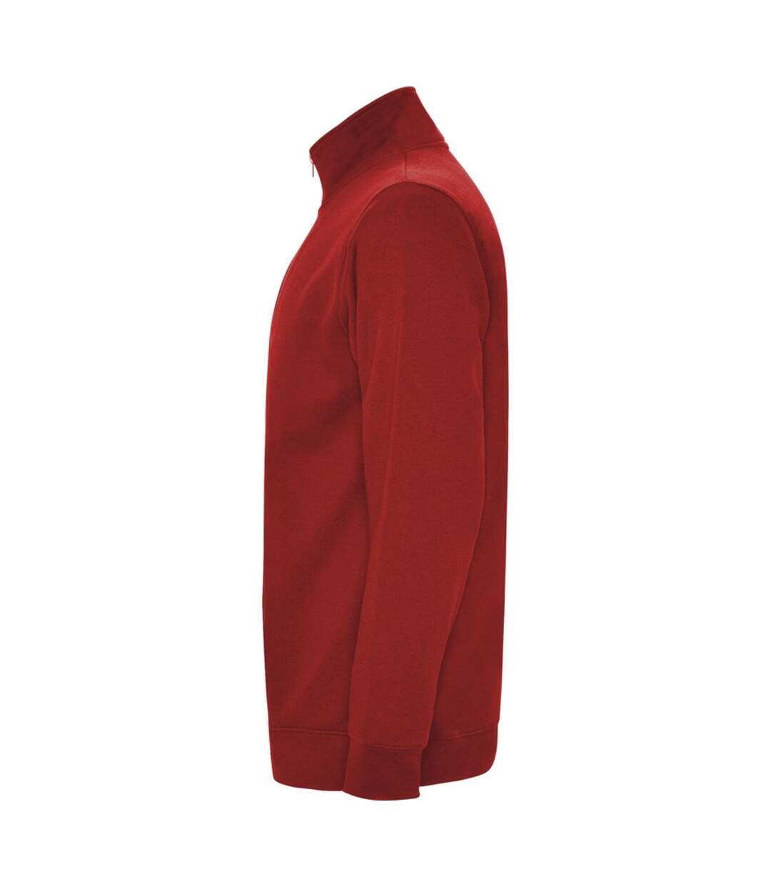 Mens aneto quarter zip sweatshirt red Roly