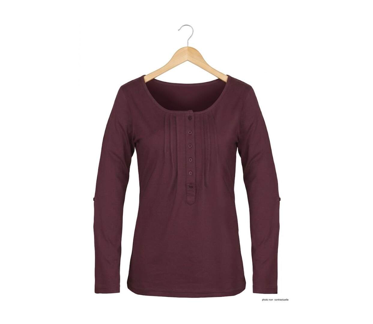 Tee-shirt MAYFLOWER NANNY1 à manches modulables : confort et style ajusté-2