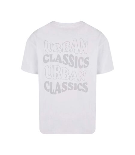 T-shirt Motif/style Logo Ondulé Homme Blanc Urban Classics