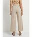 Pantalon droit à pinces ceinture élastiquée-2