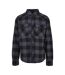 Chemise À Carreaux Pour Hommes Noir Gris Build Your Brand-1