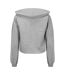 AWDis Just Hoods Womens/Ladies Girlie Cropped Hoodie (Heather Grey) - UTPC3447-2
