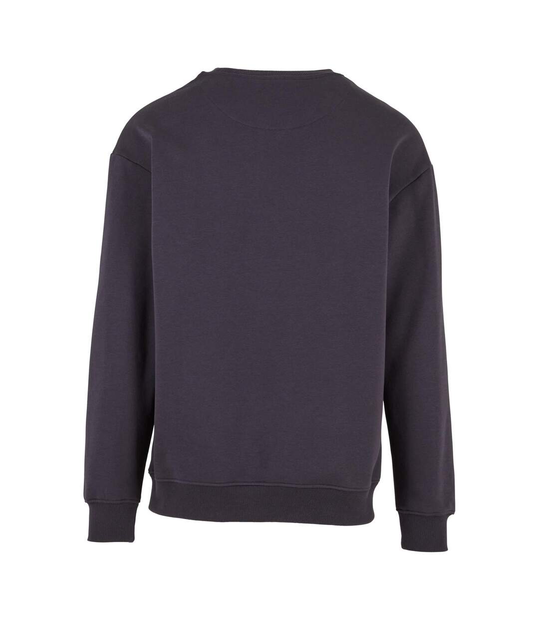 Mens Crew Neck Plain Sweatshirt Navy Build Your Brand-2