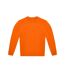 Unisex adult id.332 crew neck sweatshirt orange B&C-1