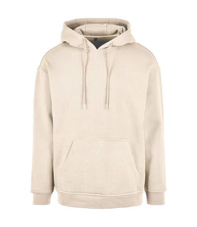 Mens basic oversized hoodie sand Build Your Brand