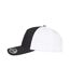Unisex Adult Two Tone 5 Panel Trucker Cap Black White Flexfit-3