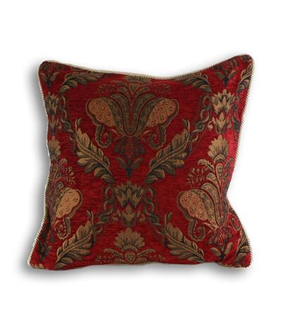 Riva Home Shiraz Throw Pillow Cover (Burgundy) (23 x 23 inch)