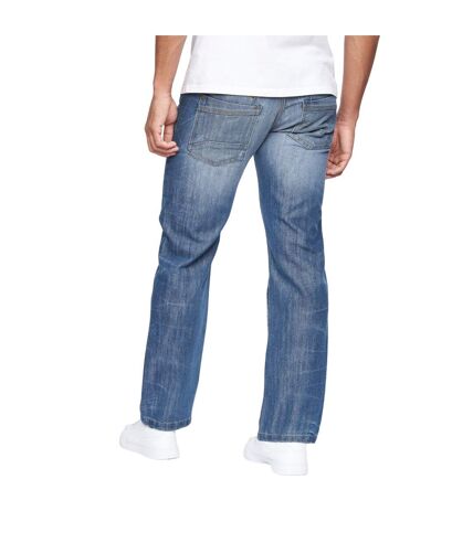 Jean new baltimore homme bleu semi-délavé Crosshatch