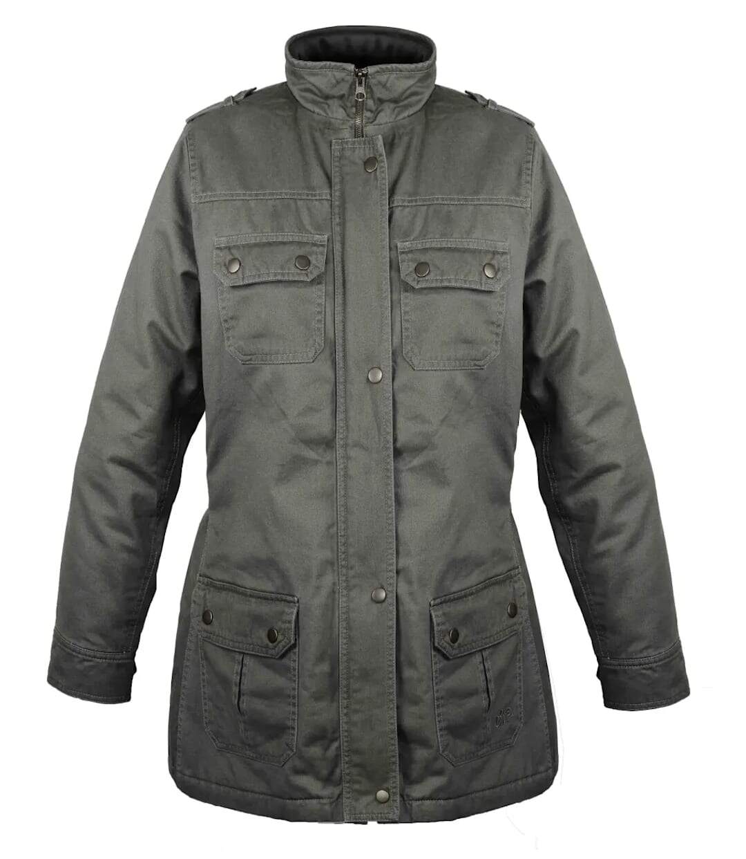 Parka Femme Doublée Grise en Coton Twill – Modèle NEPAL2-1
