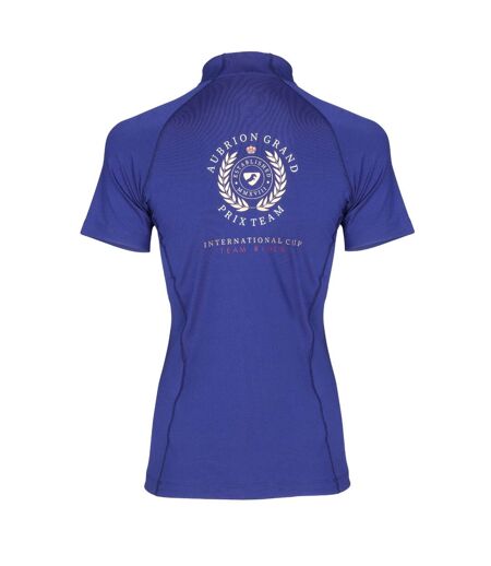 Haut thermique team femme bleu marine Aubrion Aubrion