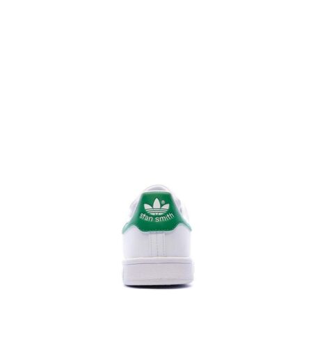 Stan smith baskets blanches/vertes femme adidas