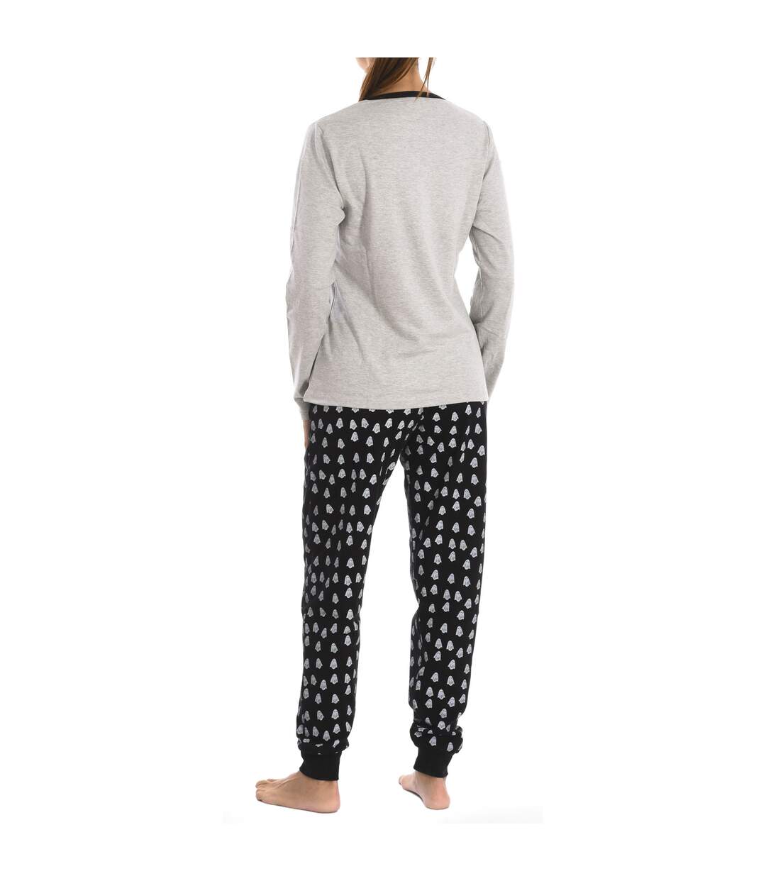 KLP1 women's long-sleeved winter pajamas-3