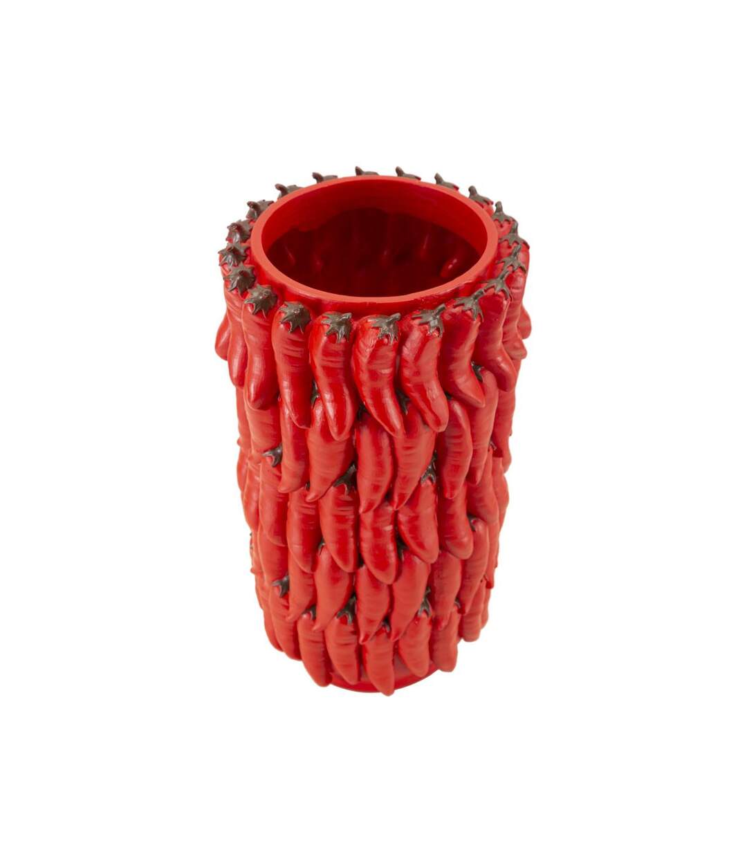 Vase Déco Piments Chili 34cm Rouge-2