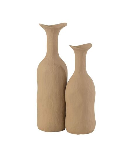 Vase Déco en Métal Agra 31cm Beige