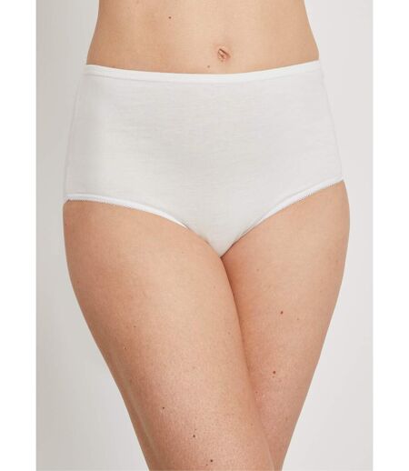 Culotte taille haute coton - lot de 6