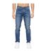 Jean Buraca Homme Délavé À La Pierre Ponce Crosshatch-2