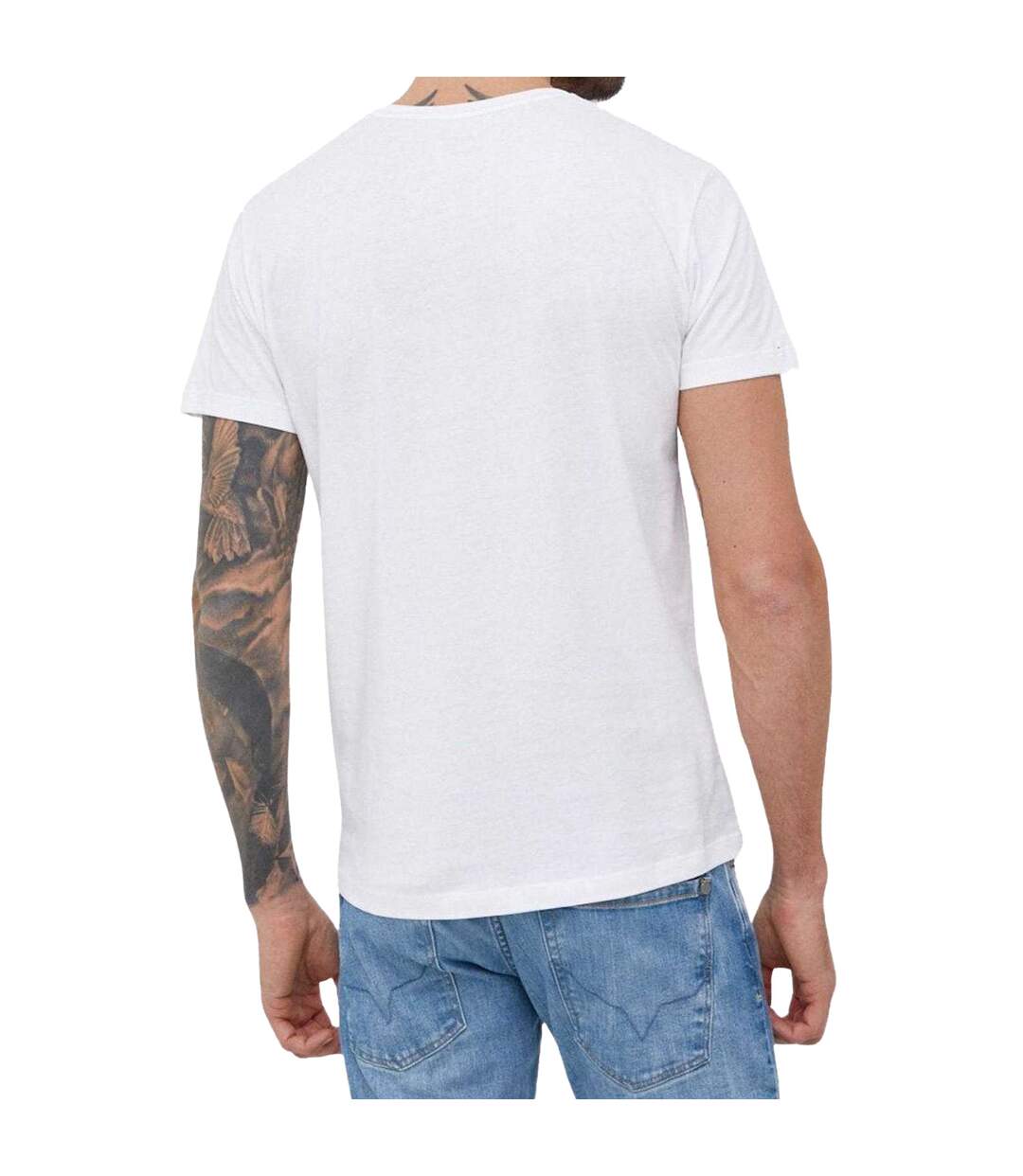 T-shirt Homme Blanc Pepe Jeans-2