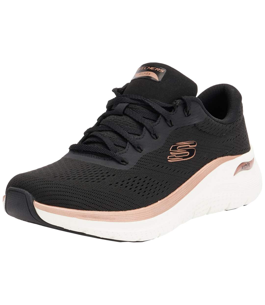 Noir / rose doré Skechers-1