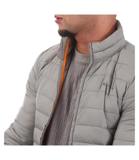 Mens Puffer Jacket Grey Aquascutum