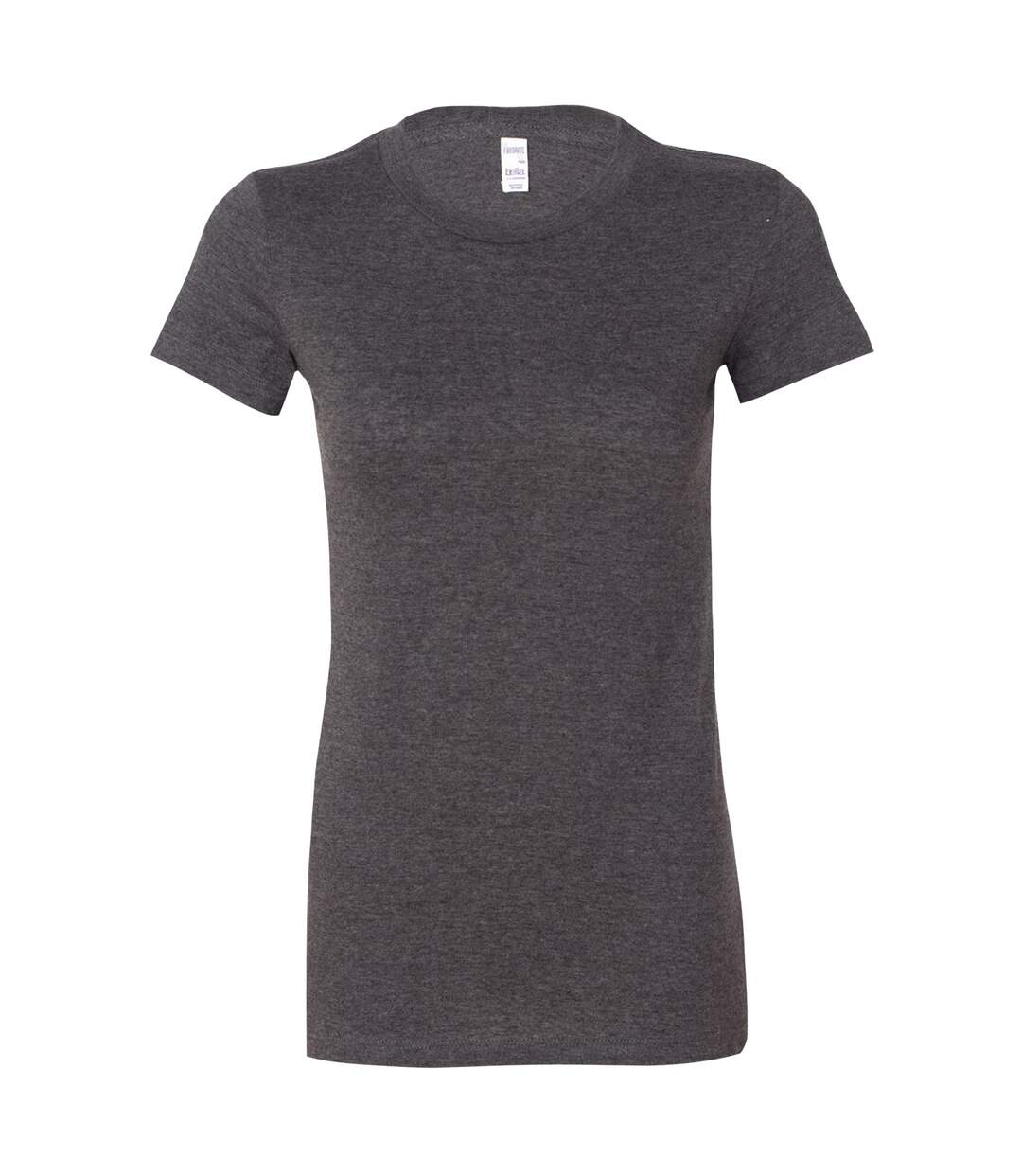 Bella The Favourite Tee T-shirt À Manches Courtes Femme Gris Foncé Bella + Canvas-1