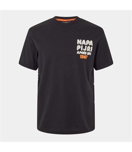 T-shirt Fiemme Homme Noir Napapijri