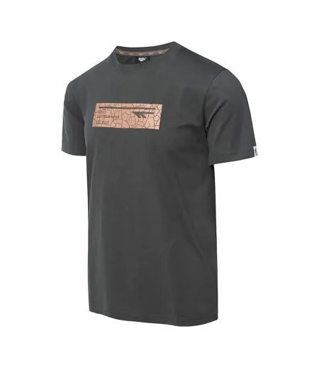 T-shirt Hamiloni Homme Marron Foncé Hi-Tec