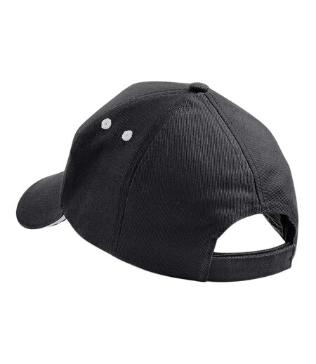 Casquette De Baseball Noir Gris Clair Beechfield