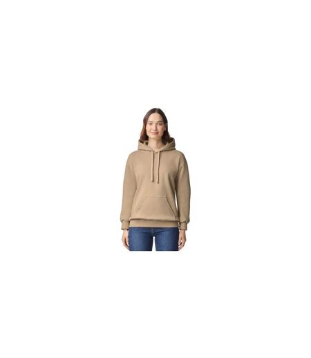 Sweat Uni À Capuche Hammer Adulte Marron Clair Gildan