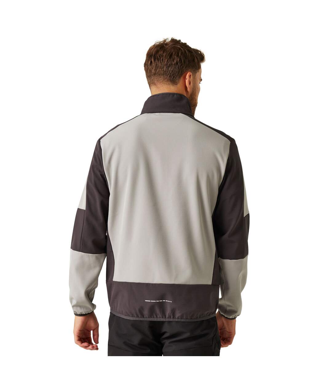 Unisex Adult 2 Layer Soft Shell Jacket Mineral Grey Ash Regatta Professional-4