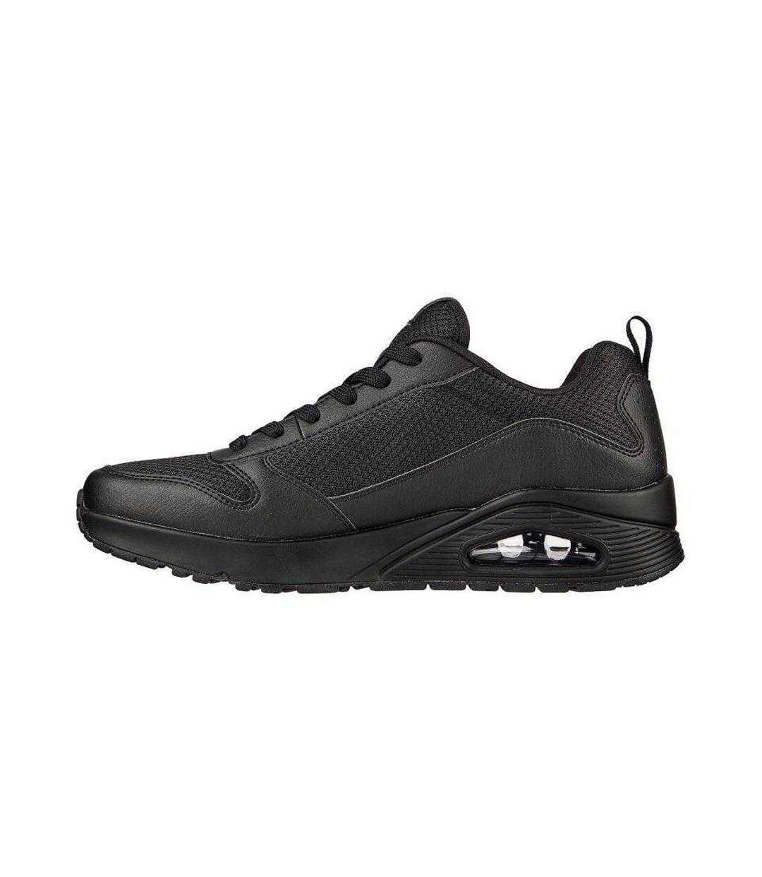 Baskets Uno Fastime Homme Noir Skechers-2