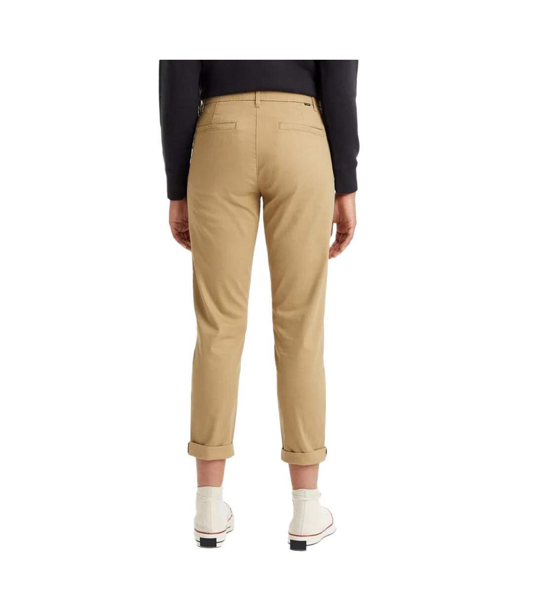 Pantalon chino beige femme dockers weekend-2
