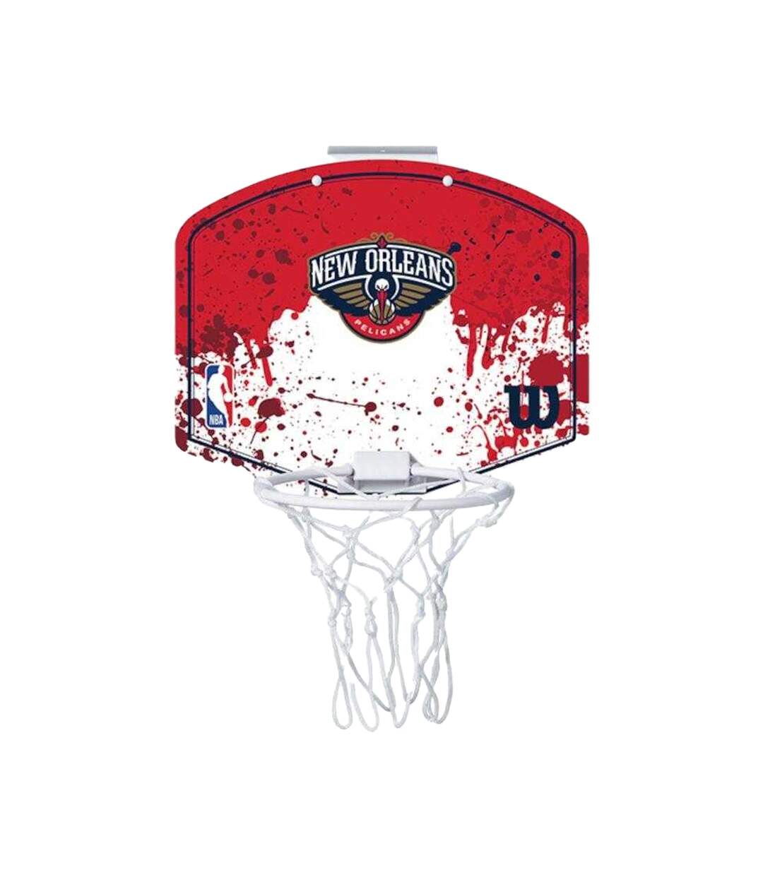 Ensemble De Mini Panier De Basket New Orleans Pelicans Adulte Taille Unique Rouge Wilson-2