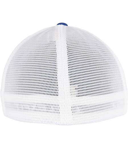 Casquette omnimesh adulte bleu roi / blanc Flexfit